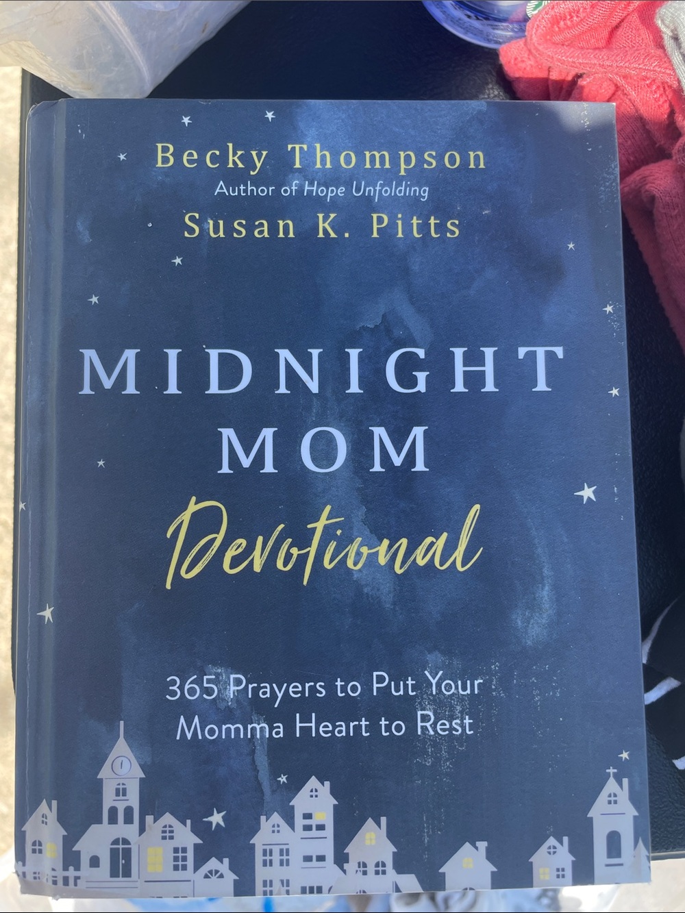 Midnight Mom Devotional by Becky Thompson & Susan K. Pitts - Navy & Gold
